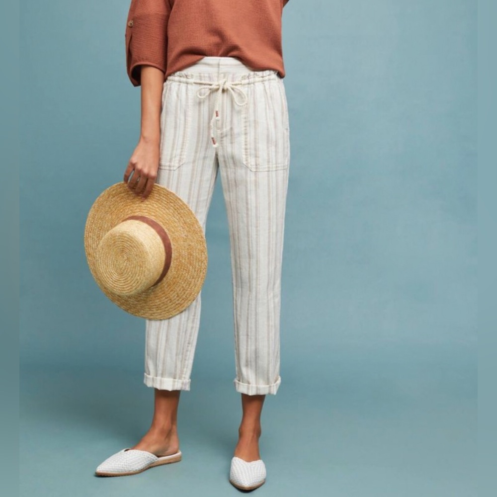 Anthropologie Seashore Striped Pants